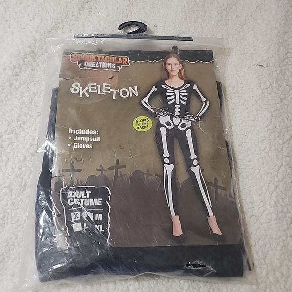 Spooktacular Creations Adult Woman Halloween Costume Skeleton SMALL NOP - Picture 1 of 6